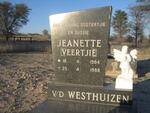 WESTHUIZEN Jeanette, v.d. 1984-1988