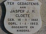 CLOETE Jasper J.H. 1882-1953