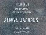 KOTZÉ Alwyn Jacobus 1911-1971