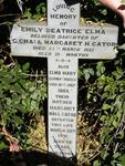 CATOR Margaret Hall -1901 :: CATOR Emily Beatrice -1882 :: CATOR Elma Mary 1883-1883