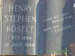 ROSELT Henry Stephen 1894-1944