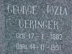 GERINGER George Jozia 1882-1951