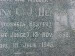 HENNING Susanna C.J. voorheen BESTER nee DE JONGE 1868-1949