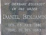 STEENKAMP Daniel Benjamin 1881-1963