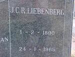 LIEBENBERG J.C.R. 1890-1965