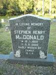 MacDONALD Stephen Henry 1959-2000