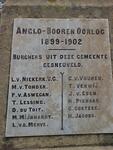 Memorial Plaque - Burghers from Dewetsdorp