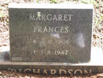 RICHARDSON Margaret Frances 1906-1947