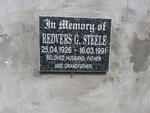 STEELE Redvers G. 1926-1991
