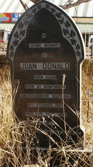 DONALD Joan nee ADAM 1859-1960