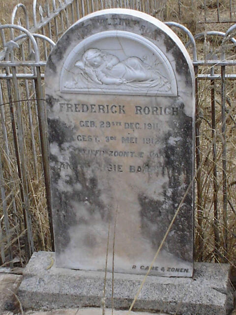 RORICH Frederick 1911-1912