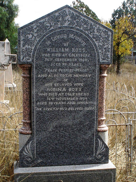 ROSS William -1900 & Robina -1904