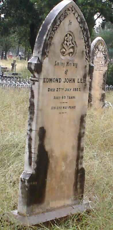 LEE Edmond John -1905