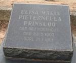 PRINSLOO Lodewyk 1896-1983 & Elisa Maria Pieternella BEZUIDENHOUT 1903-1981 