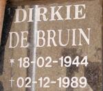 BRUIN Dirkie, de 1944-1989