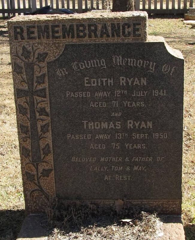 RYAN Thomas -1950 & Edith -1941