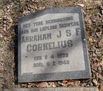 CORNELIUS Abraham J.S.F. 1939-1940