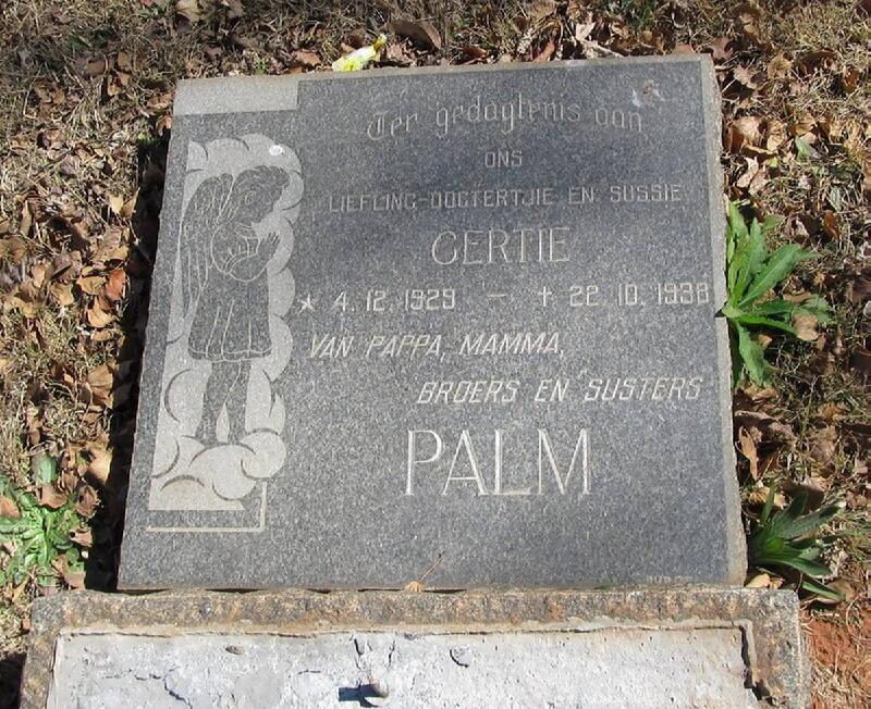 PALM Gertie 1929-1938