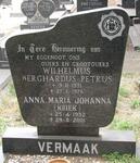 VERMAAK Wilhelmus Berghardus Petrus 1931-1976 & Anna Maria Johanna KRIEK 1932-2001