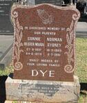 DYE Norman Sydney 1925-1981 & Connie Hester Maria 1931-1978