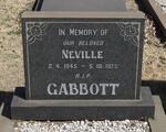 GABBOTT Neville 1945-1975
