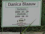 BLAAUW Danica 2009-2009