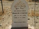 COETZEE Maria M.C. 1938-1940