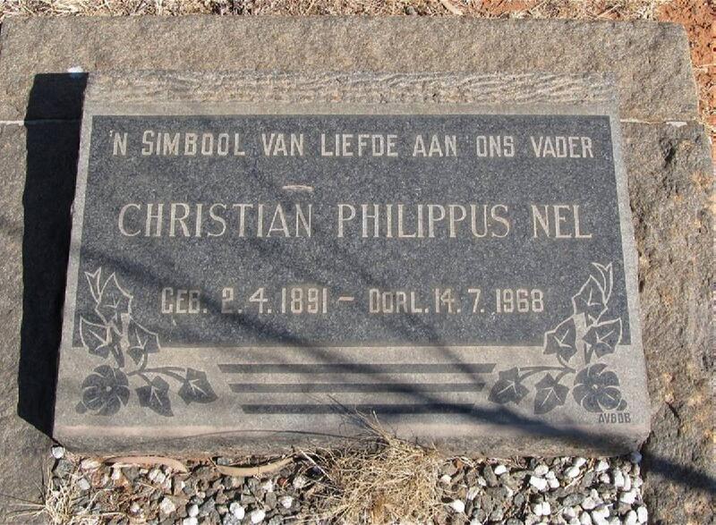 NEL Christian Philippus 1891-1968