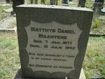 MAARTENS Matthys Daniel 1877-1942