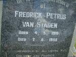 STADEN Fredrick Petrus, van 1918-1955