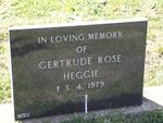 HEGGIE Gertrude Rose -1979 