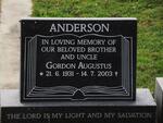 ANDERSON Gordon Augustus 1931-2003