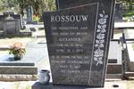 ROSSOUW Alexander 1956-1977