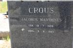 CROUS Jacobus Marthinus 1909-1963