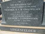 LINGENFELDER Frederick D.F.B. 1905-1947 & Elizabeth C.J. 1906-1992