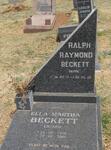 BECKETT Ralph Raymond 1938-1993 & Ella Martha 1936-2005