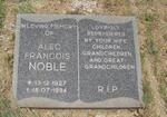 NOBLE Alec Francois 1927-1994