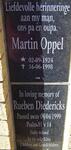 OPPEL Martin 1924-1998 :: DIEDERICKS Rueben Diedericks -1999
