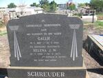 SCHREUDER Callie 1887-1962 & Helena J.W. RETIEF formerly SCHREUDER 1900-1973