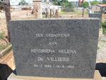 VILLIERS Hendriena Helena, de 1895-1965