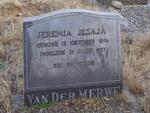 MERWE Jeremia Jesaja, van der 1896-1972
