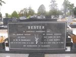 BESTER J.J. 1907-1992 & B.M.B. 1915-2007