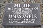 HUDE James Zwele 1914-2005