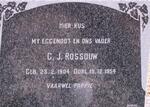 ROSSOUW C.J. 1904-1954