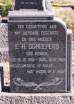 SCHEEPERS E.H. nee BENADE 1881-1960