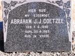 COETZEE Abraham J.J. 1892-1963