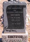 COETZEE Elizabeth 1868-1951