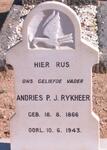 RYKHEER Andries P.J. 1866-1943