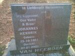 HEERDEN Johannes Hendrik, van 1951-2005