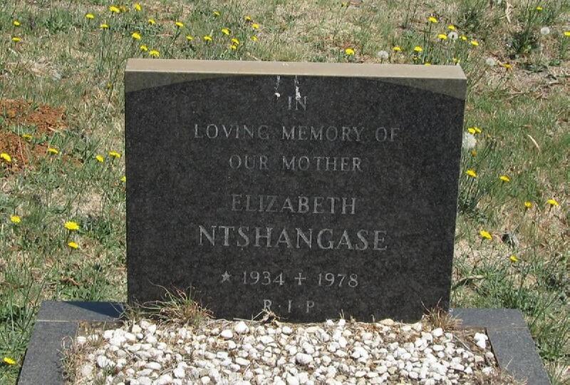 NTSHANGASE Elizabeth 1934-1978